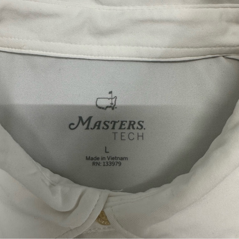 Masters Tech Solid White Performance Golf Polo Sh… - image 4